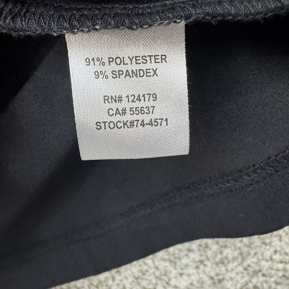 Johnston & Murphy XC4 Pullover Medium Black Performance 1/4 Zip Extreme Comfort - Picture 8 of 13